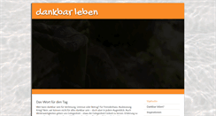 Desktop Screenshot of dankbares-leben.org