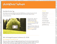 Tablet Screenshot of dankbares-leben.org